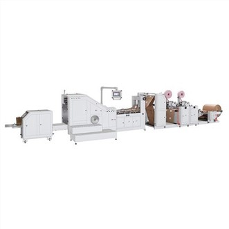 Fully Automatic Patch Punching Handle Paper Bag Making Machine