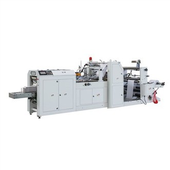 Roll Feeding Sharp-bottom Bread Paper Bag Making Machine with Window