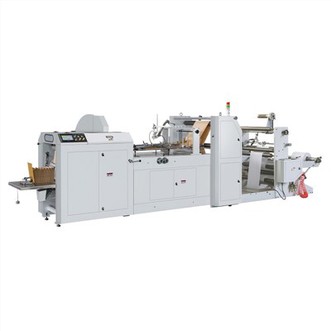 Roll Feeding V-bottom Bread Paper Bag Making Machine with Window